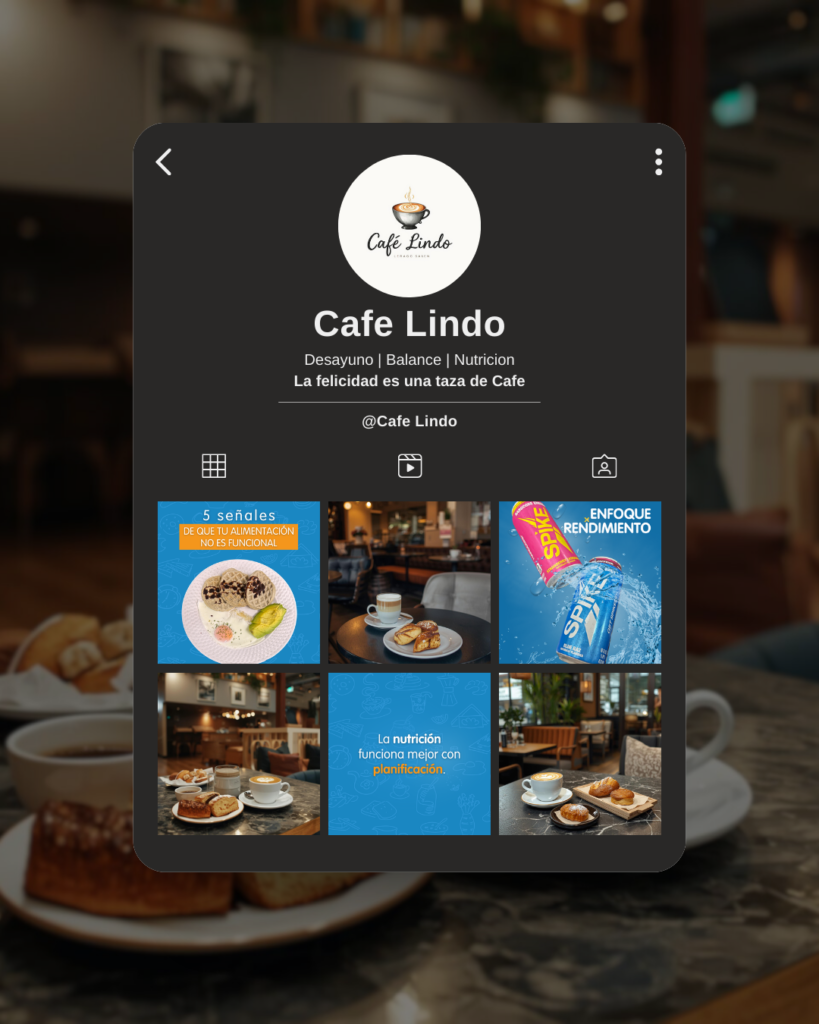 Cafe Lindo Instagram Feed